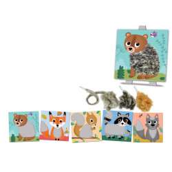 Lacing wool Forest animals 3+
