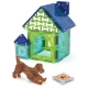 MAGNA-TILES Magnetická stavebnica Dog House 13 dielov Magnetická stavebnica MAGNA-TILES Dog House – detský psí domček s figúrkou a dekoráciami