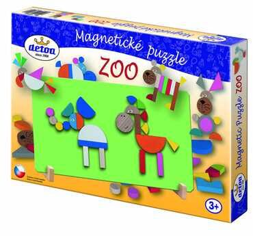 Magnetické puzzle ZOO 44ks